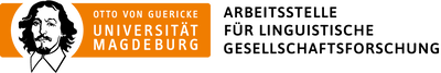 Logo Arbeitsstelle für linguistische Gesellschaftsforschung | Otto-von-Guericke-Universität Magdeburg